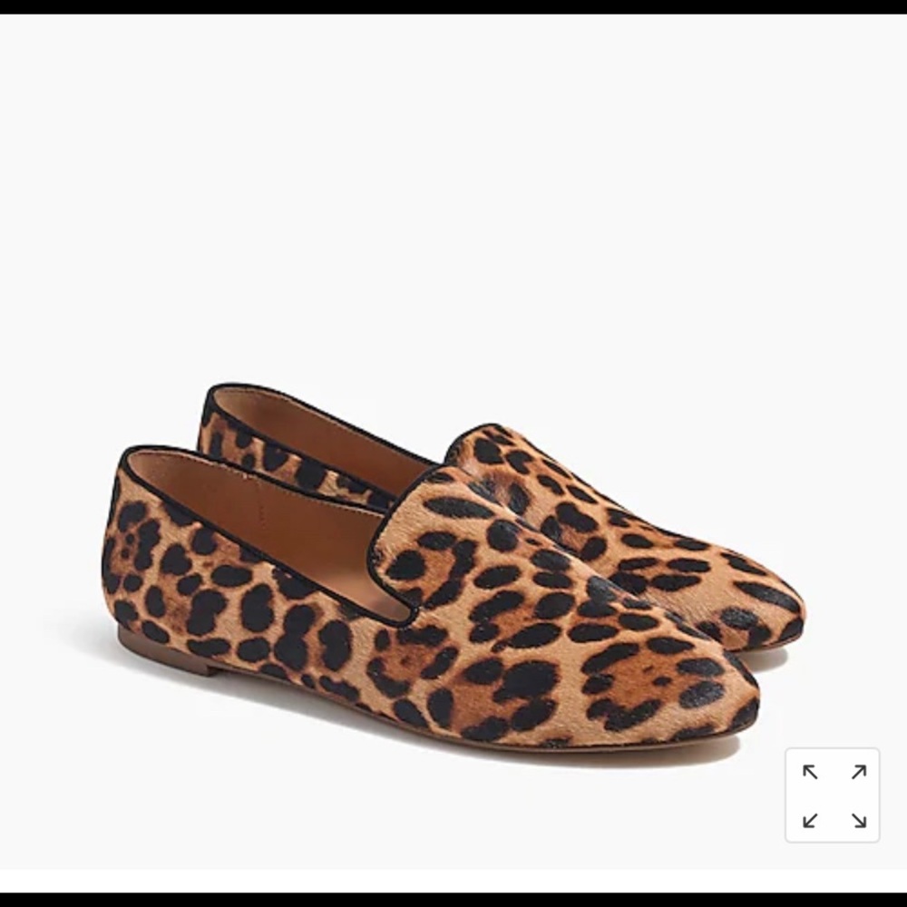 NWT J.Crew Factory Leopard Loafers